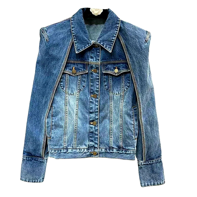 Cape Denim Jacket – LMK Accessories & Fashion