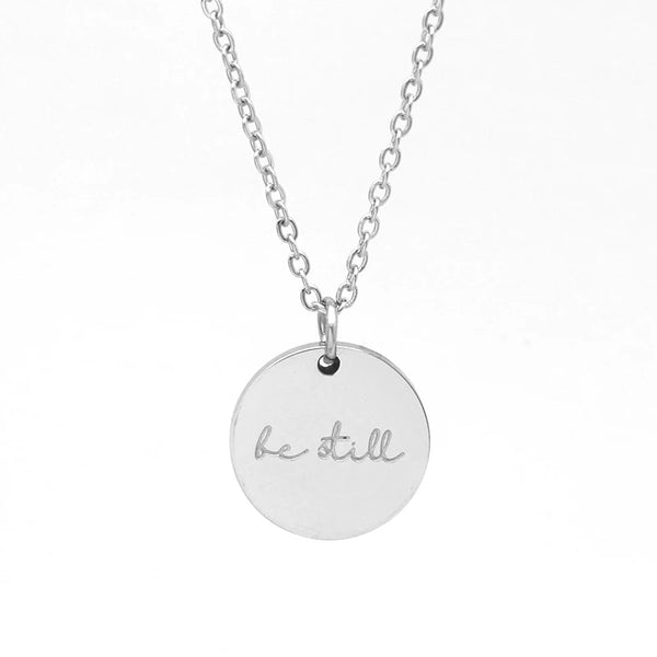 Be Still Pendent Necklace & Bracelet