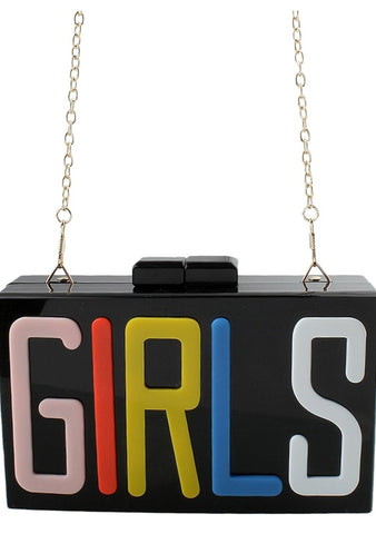 Girls Acrylic Clutch