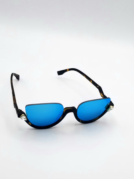 Semi Rimless Sunglasses
