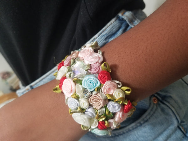 Floral Garden Choker & Bracelet