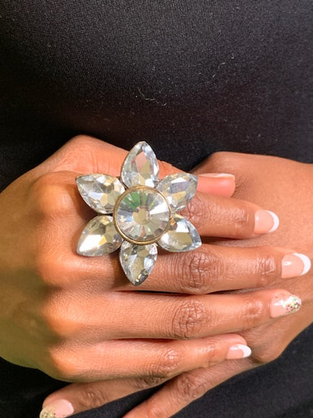 Over-sized Flower Ring