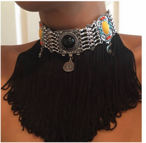 Galore Fringe Choker